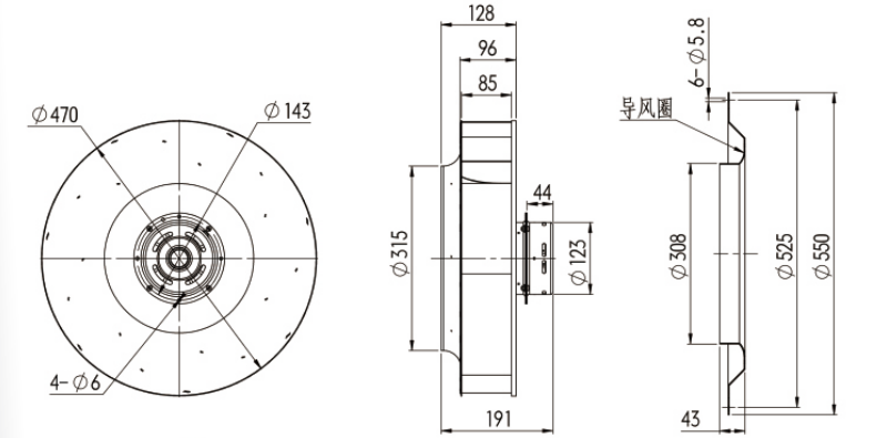 DSX-EC470 centrifugal fan, DSX-EC470H85N8P1B-1, HVAC systems, industrial ventilation, FFU fan filter units, high-performance, energy efficiency, precise airflow control, ultra-quiet operation, compact design