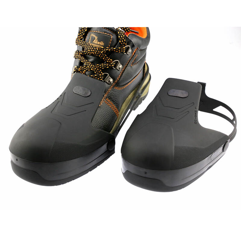 TPU overshoes with steel toe cap for visitors