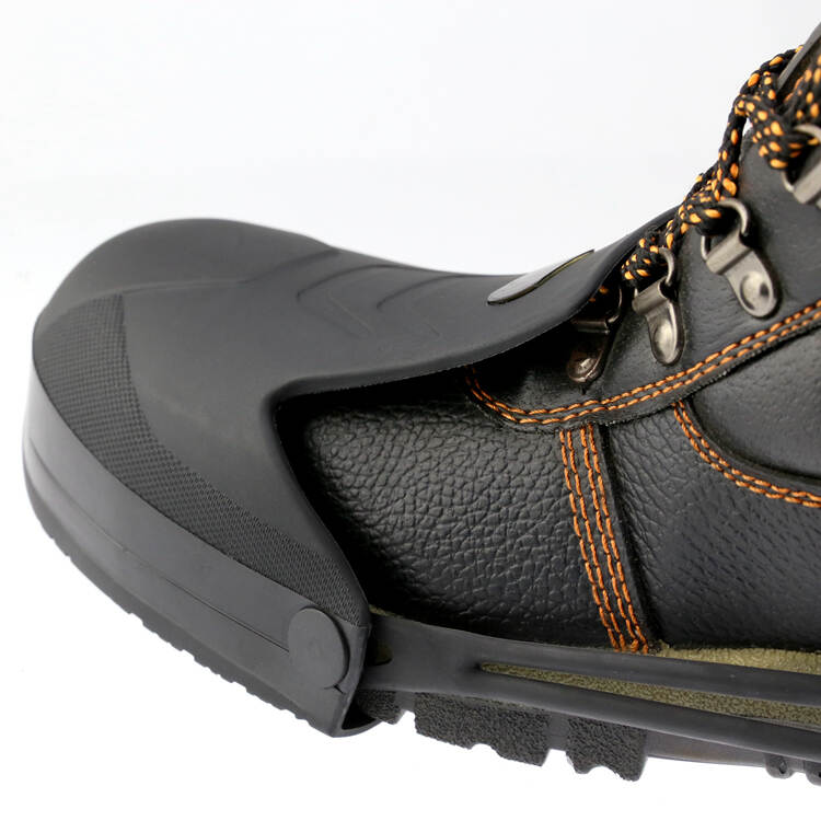 TPU overshoes with steel toe cap for visitors