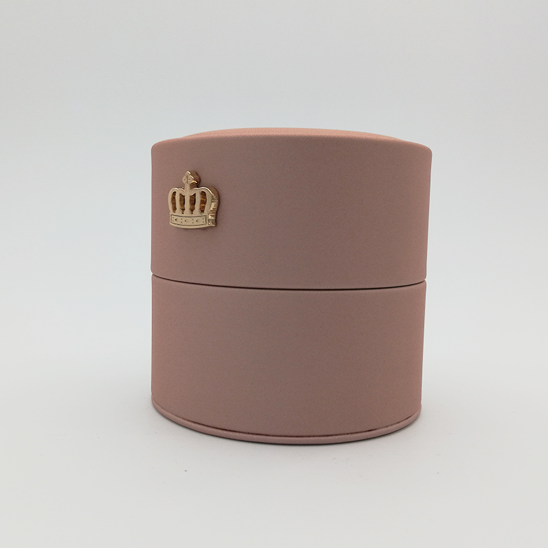Jewelry Leather Box Crown Jewelry Box Elegant Gift Box