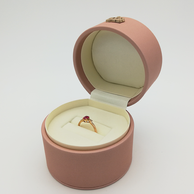 Jewelry Leather Box Crown Jewelry Box Elegant Gift Box