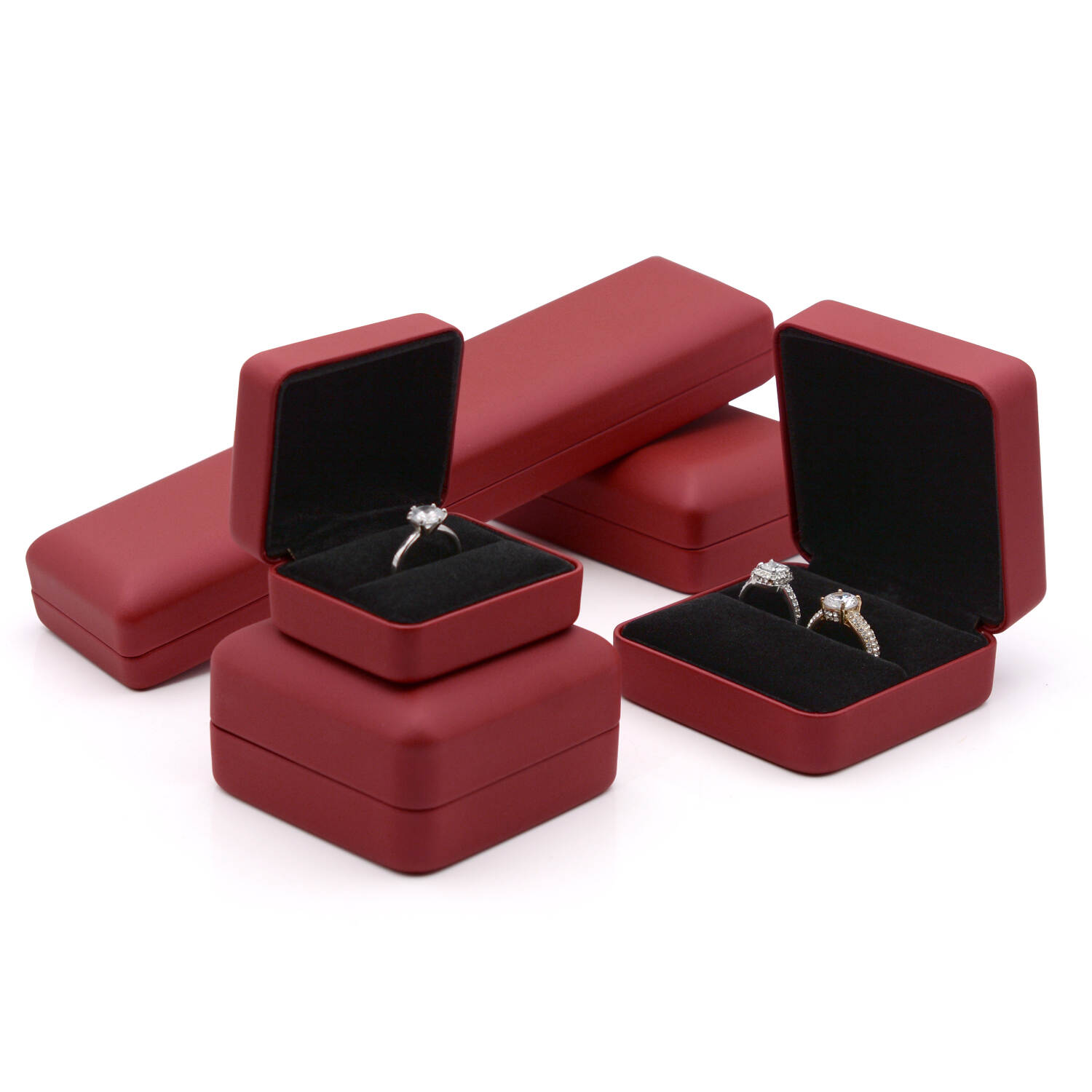 Jewelry box leather box pendent package bracelet box