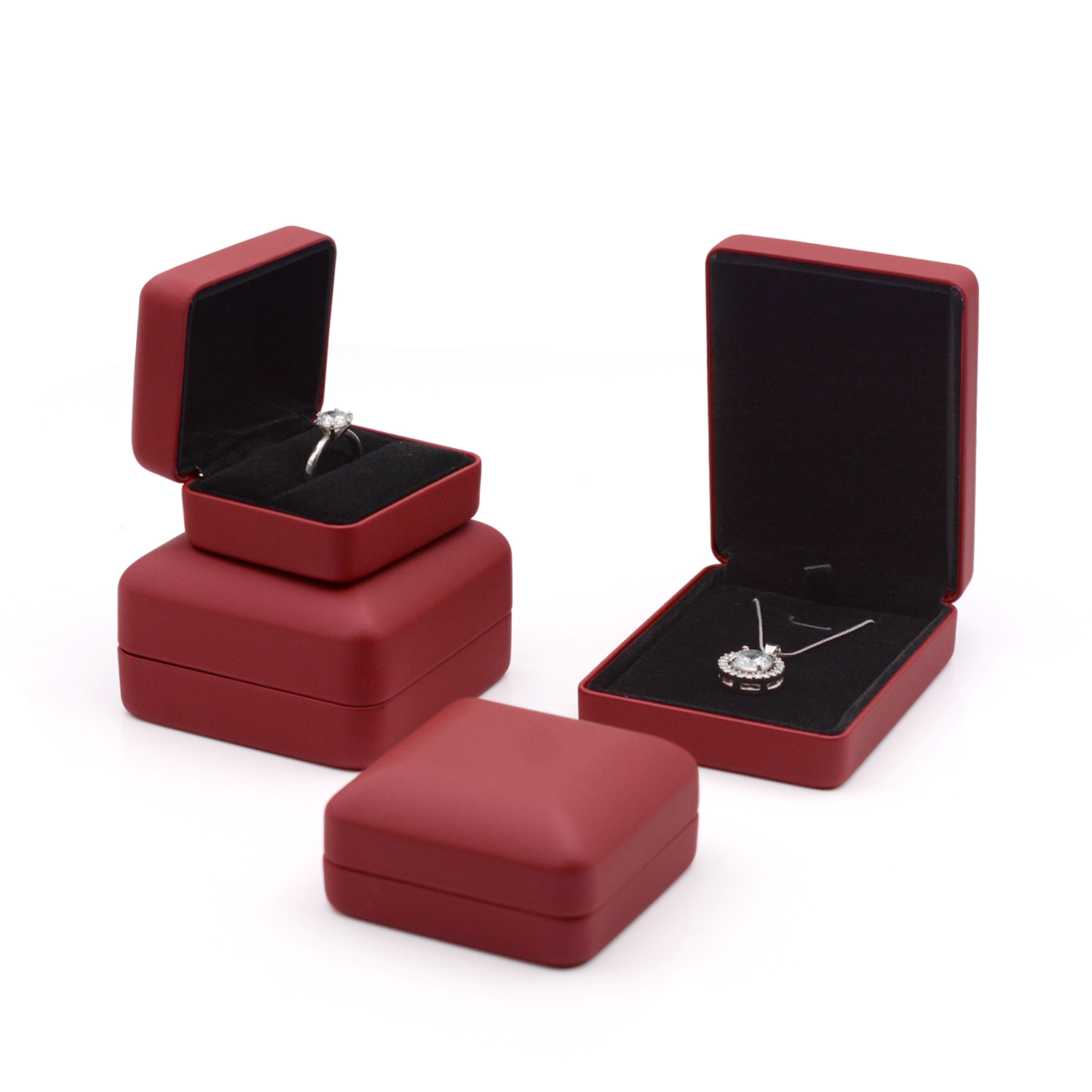 Jewelry box leather box pendent package bracelet box