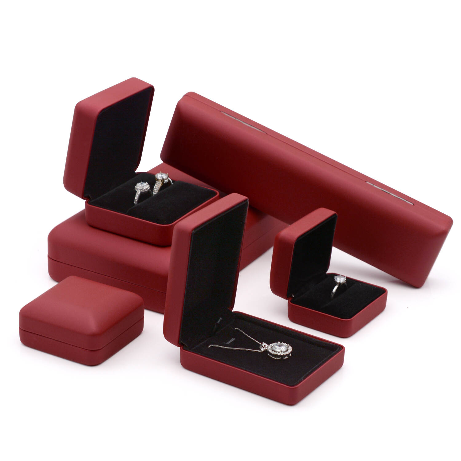 Jewelry box leather box pendent package bracelet box