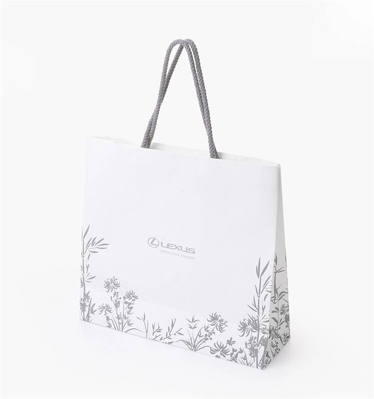 Jewelry Bag Nylon Rope Handle Jewelry Paper Bag
