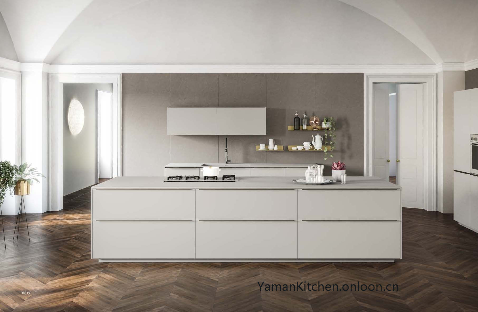 Yaman Israel kitchen wth islan cabinets supplier with high gloss lacquer doors