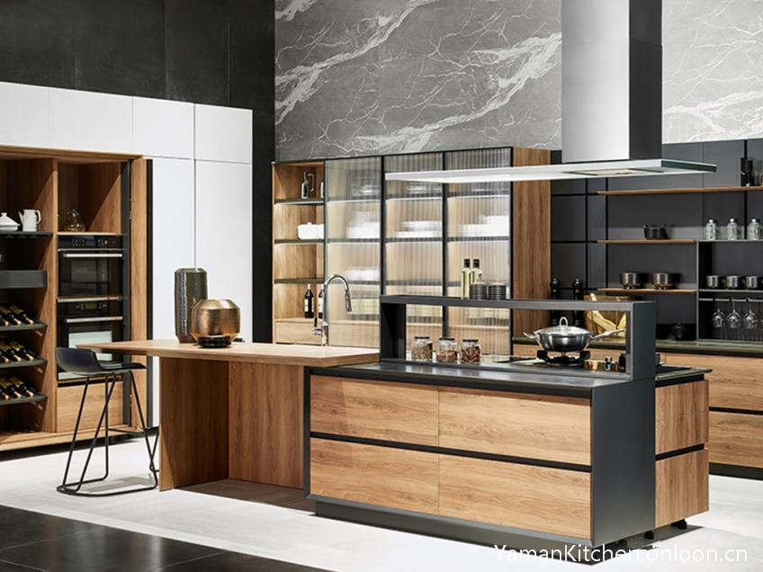 Yaman veneer kitchen modern kitchen