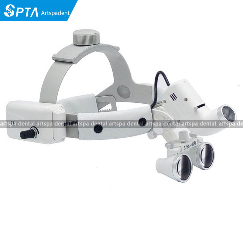 2.5X 3.5X Headband Loupe Dental Surgical Loupes with LED Medical Lights