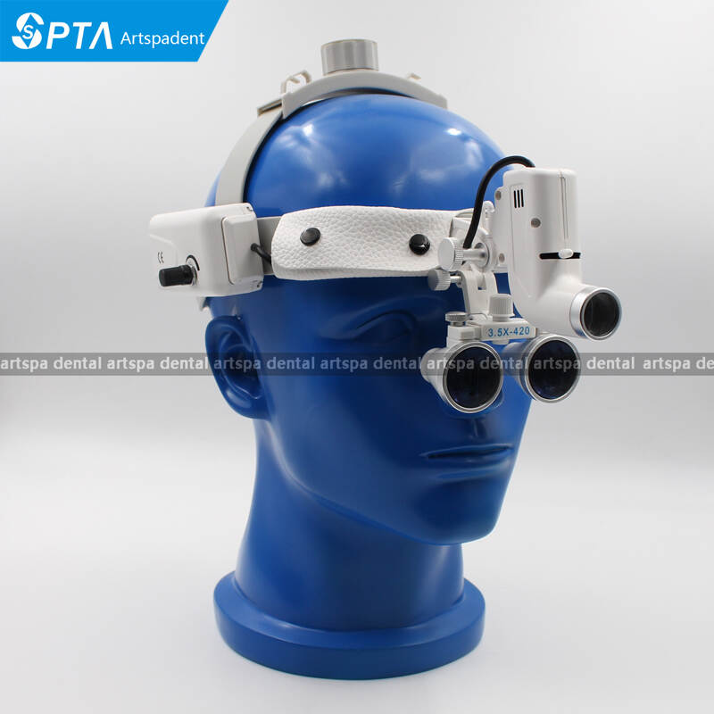 2.5X 3.5X Headband Loupe Dental Surgical Loupes with LED Medical Lights