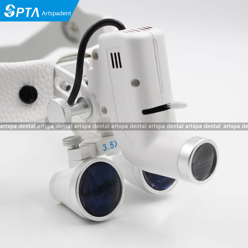 2.5X 3.5X Headband Loupe Dental Surgical Loupes with LED Medical Lights