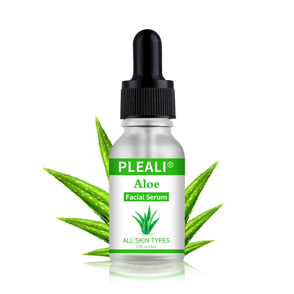Aloe Vera Gel Face Serum Recovery After Sunburn Anti Ance Oil Control Pure Natural Plant Extract Wholesale Low MOQ Private Label