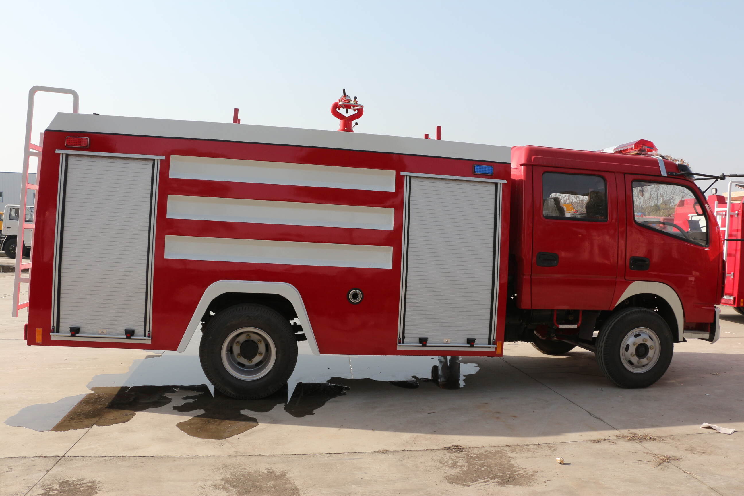 classic fire fighting truck