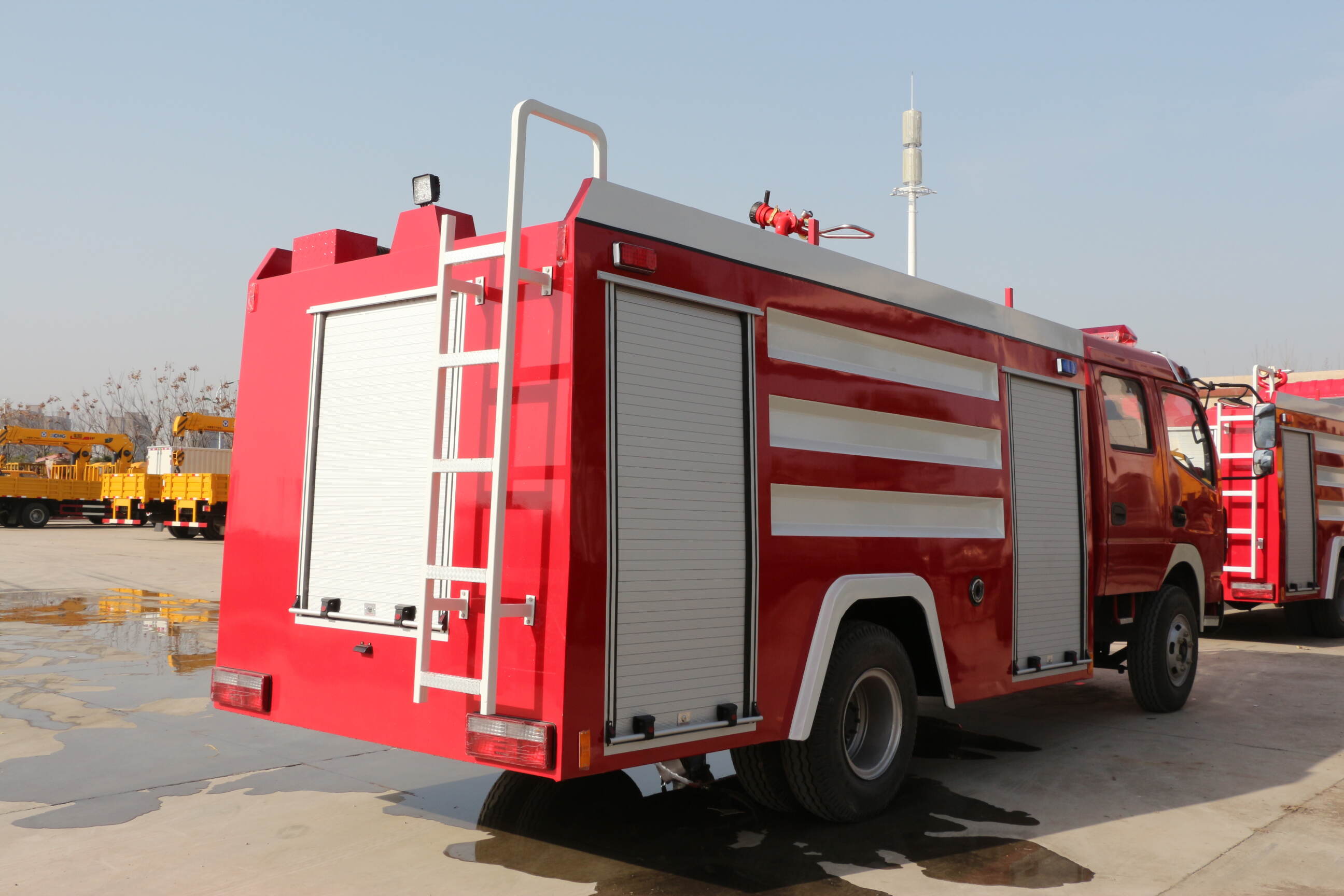 classic fire fighting truck