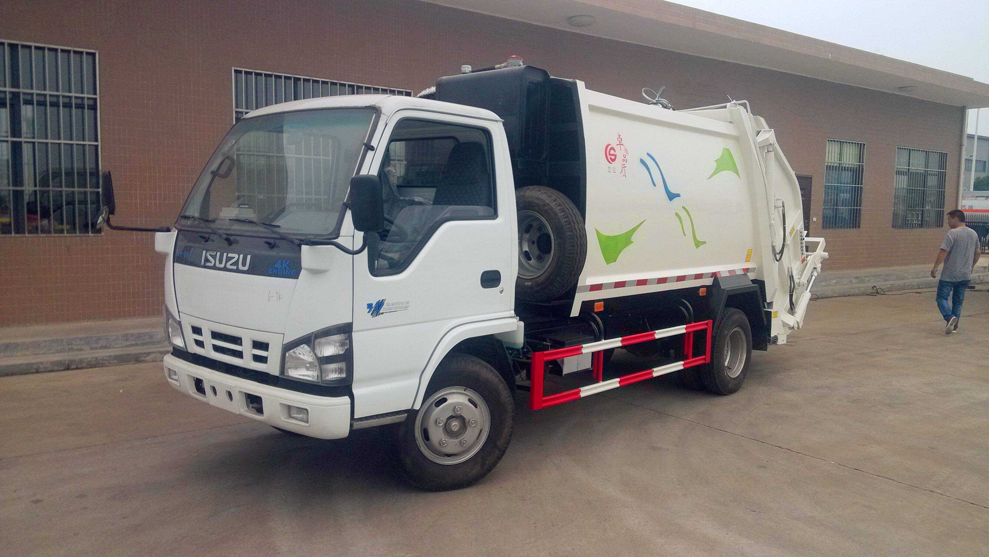 china garbage truck with compactor ,compactor garbage truck factories