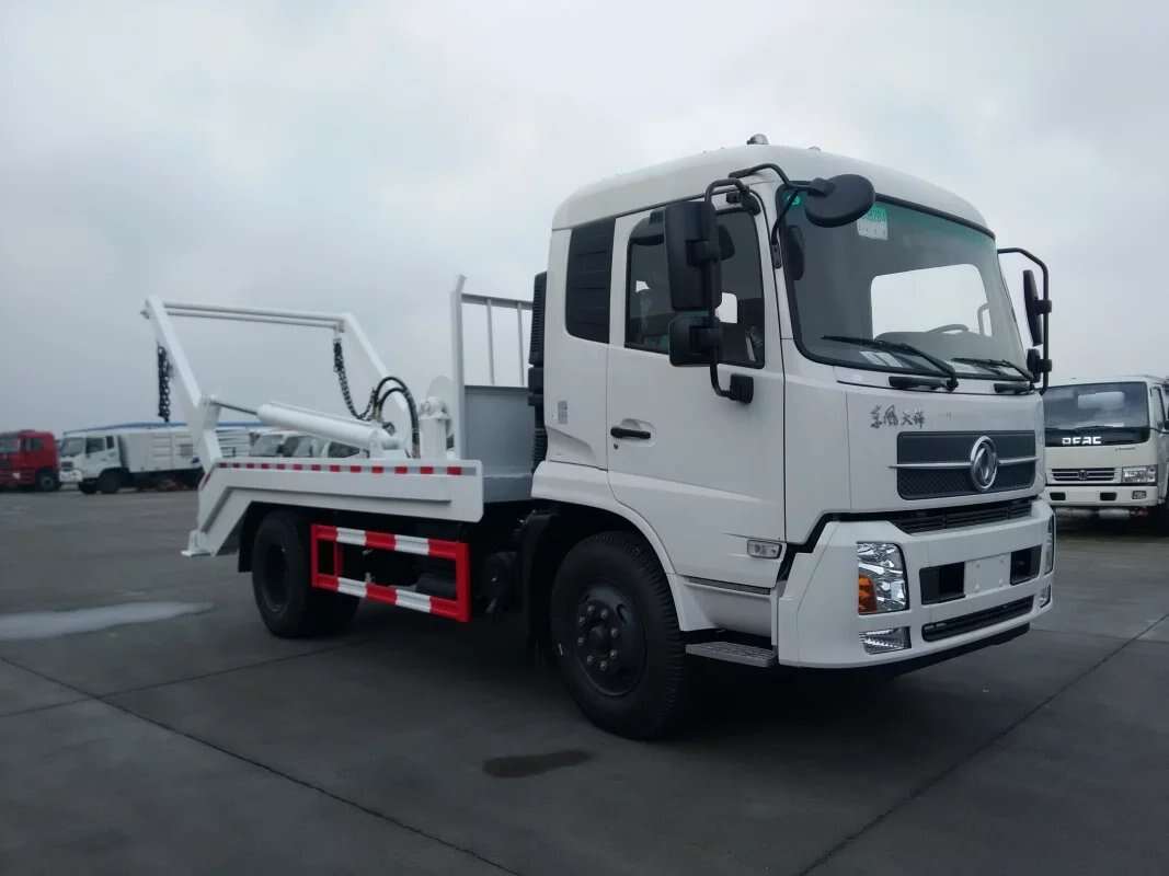 Dongfeng 8T or 10m³ swing arm garbage truck for sale