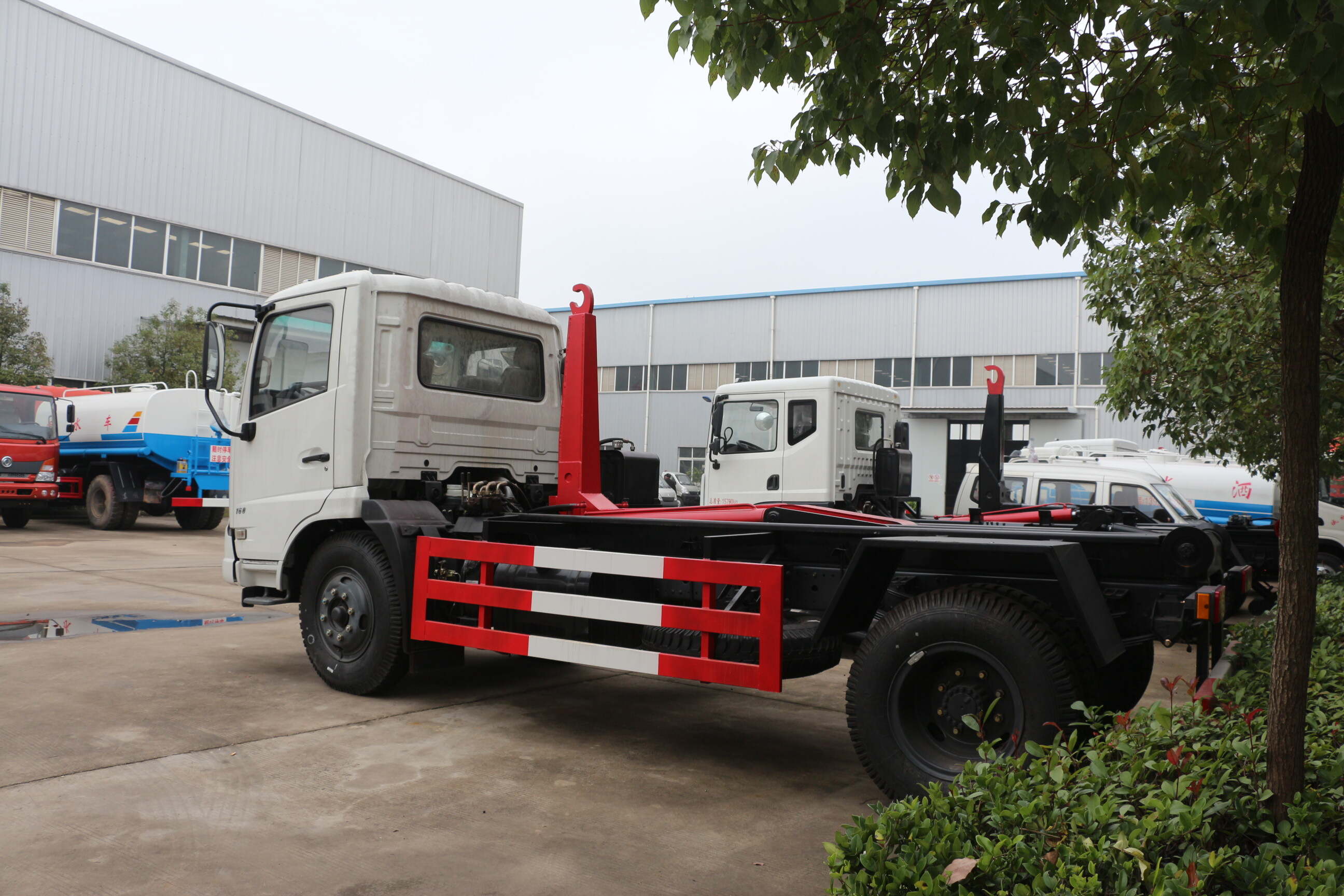 front lift garbage truck for sale, electric powered garbage truck