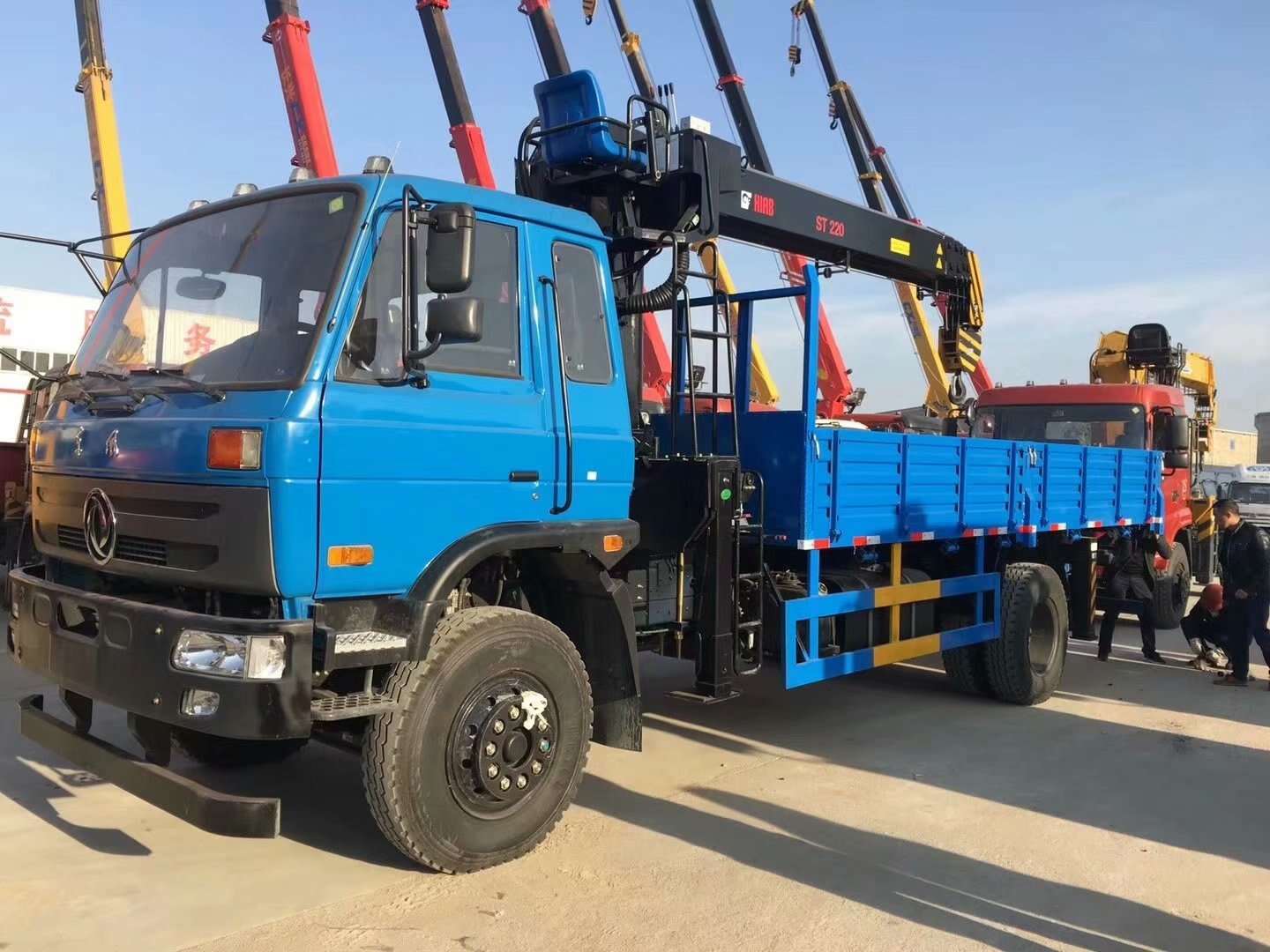 construction truck with crane,tow truck with crane