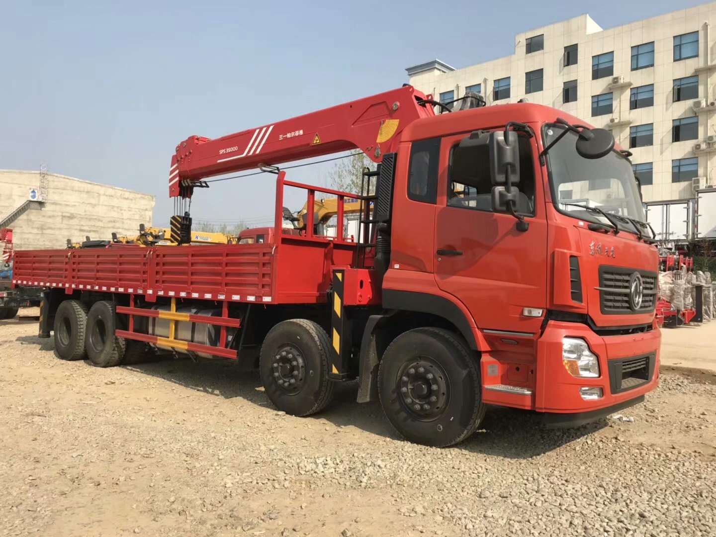 utility service truck with crane for sale