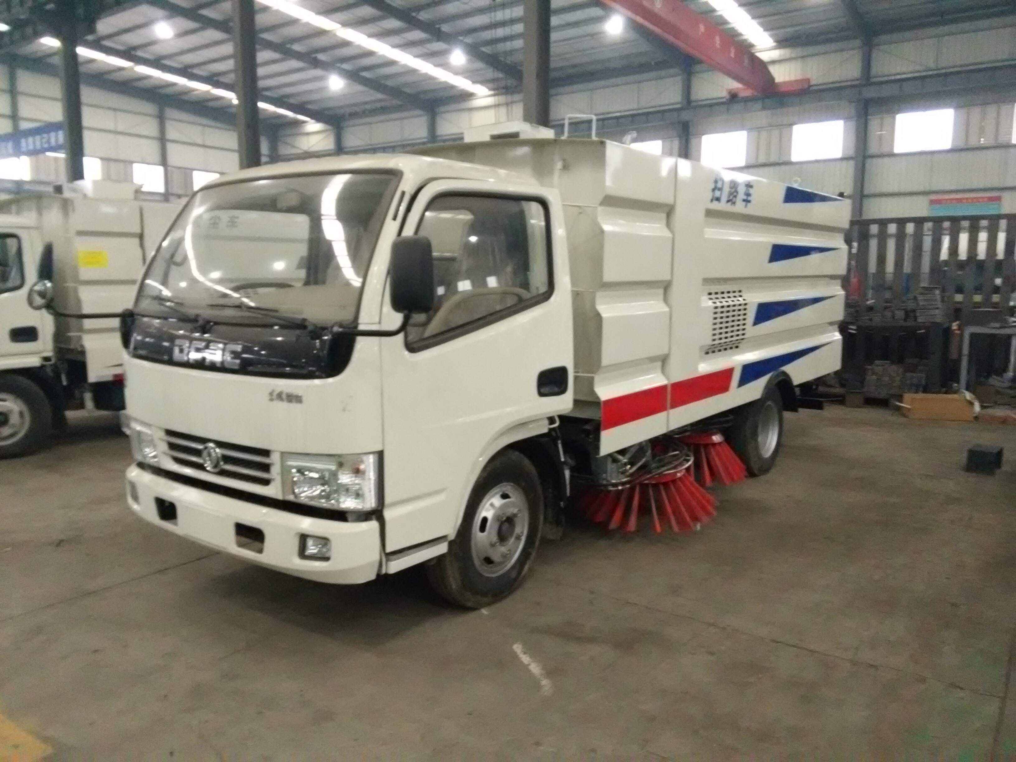 road sweeper truck video, road washer sweeper truck