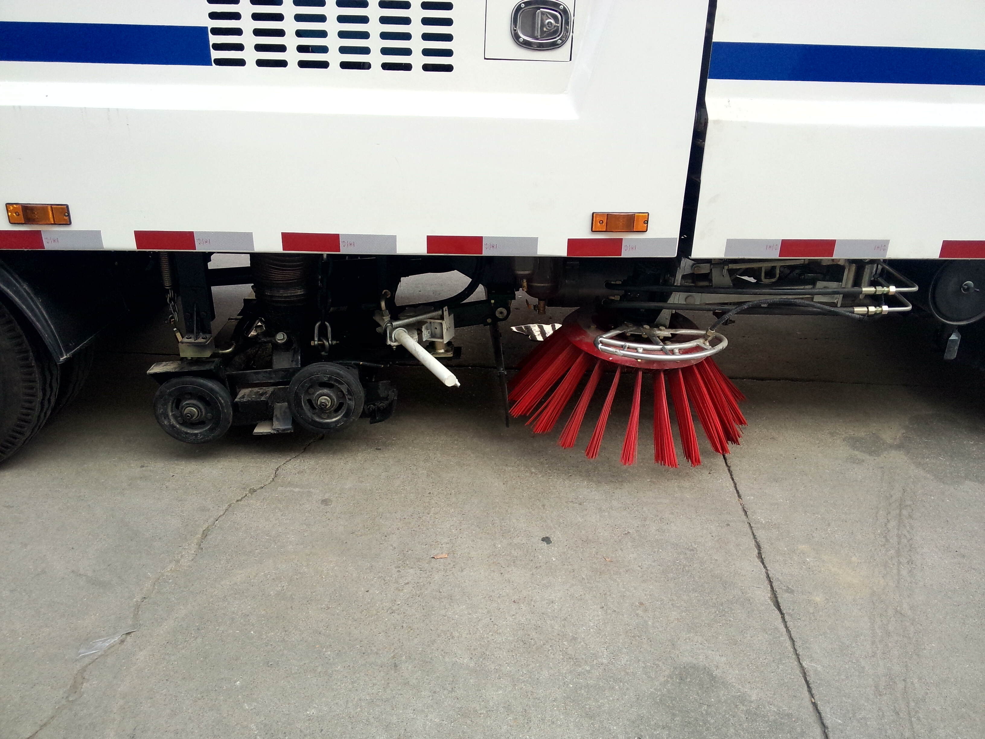 used road broom trucks and sweeper attachments for sale