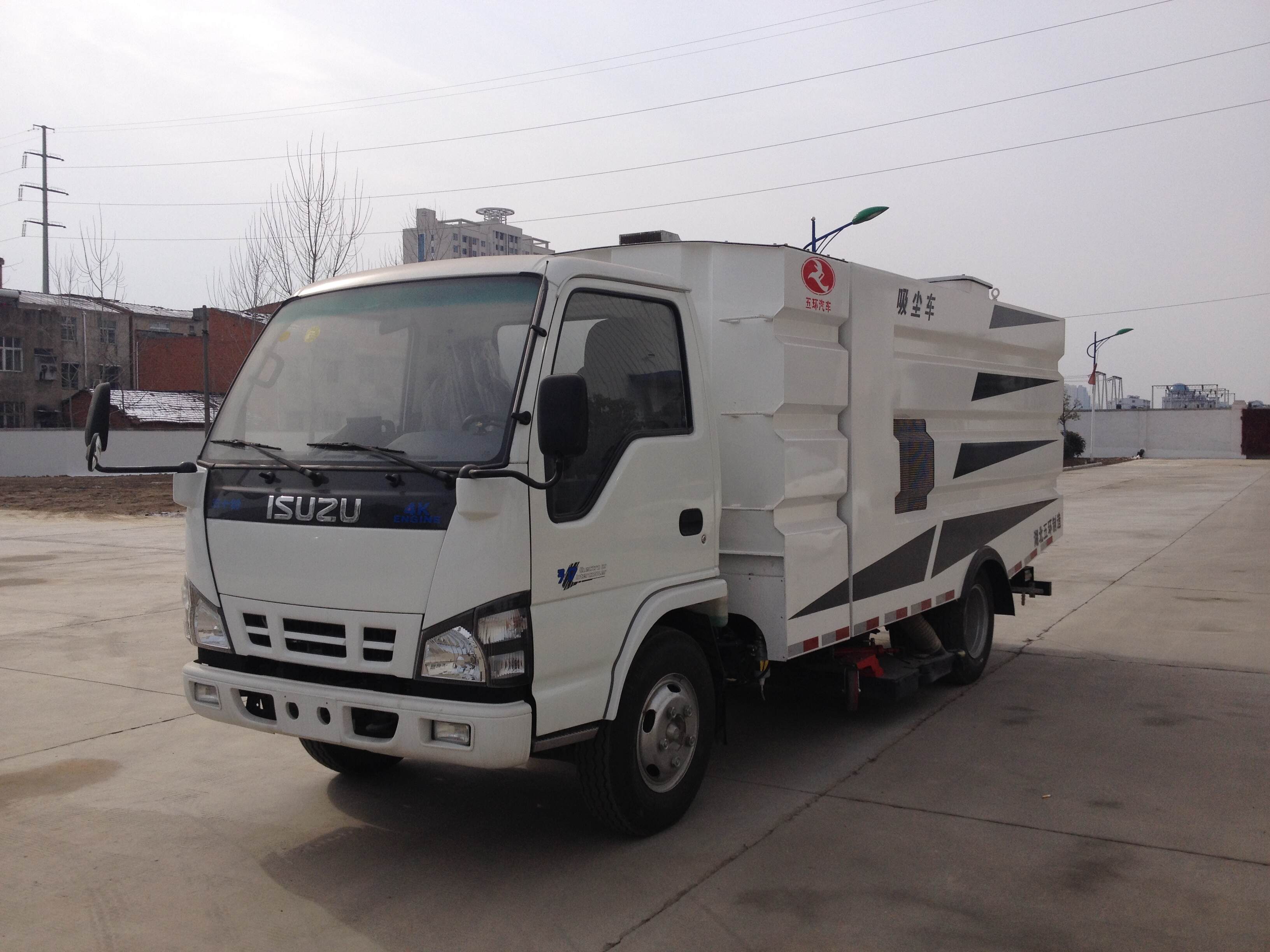 vacuum suction road sweeping truck,vacuum road sweeping truck