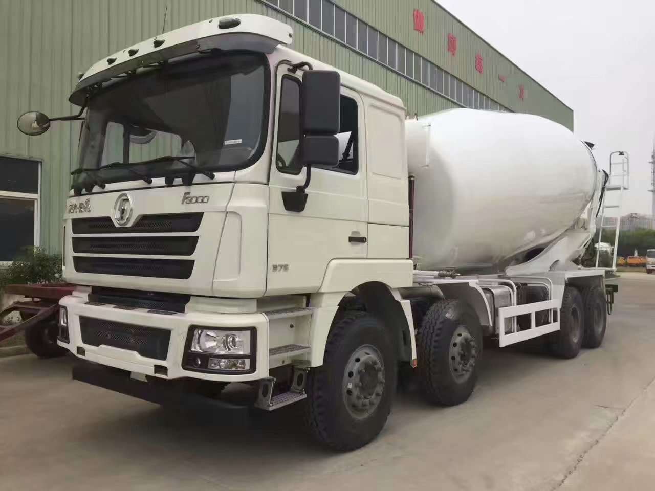 Shacman truck mounted concrete mixer