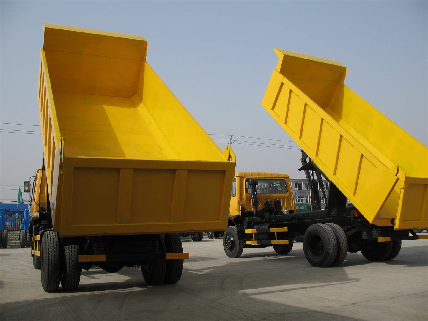 front loading dumper truck, fungsi dump truck