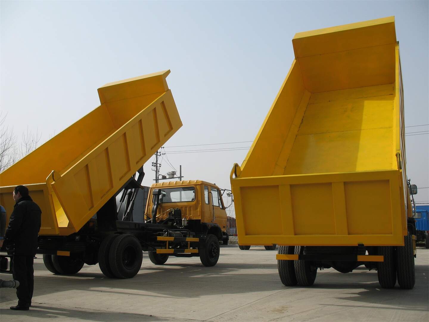 front loading dumper truck, fungsi dump truck