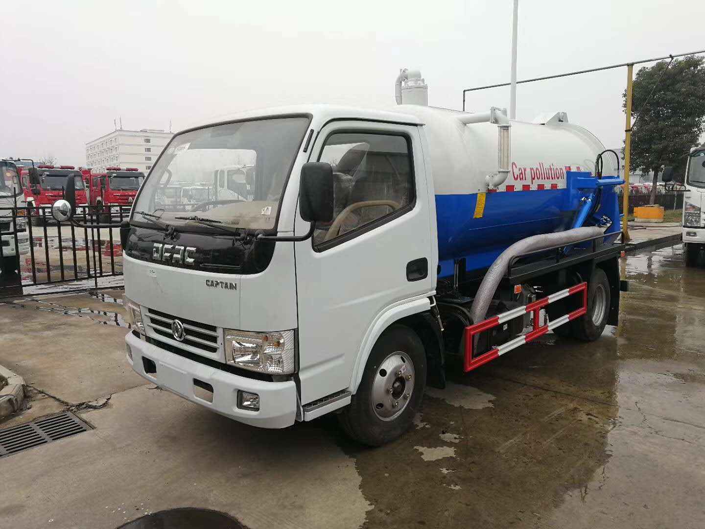 Dongfeng furuika 4m³ sewage suction truck