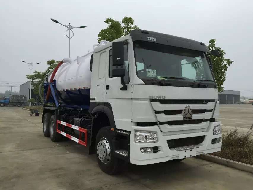 Sinotruk 6x4style 15mm³ HOWO sewer vacuum truck