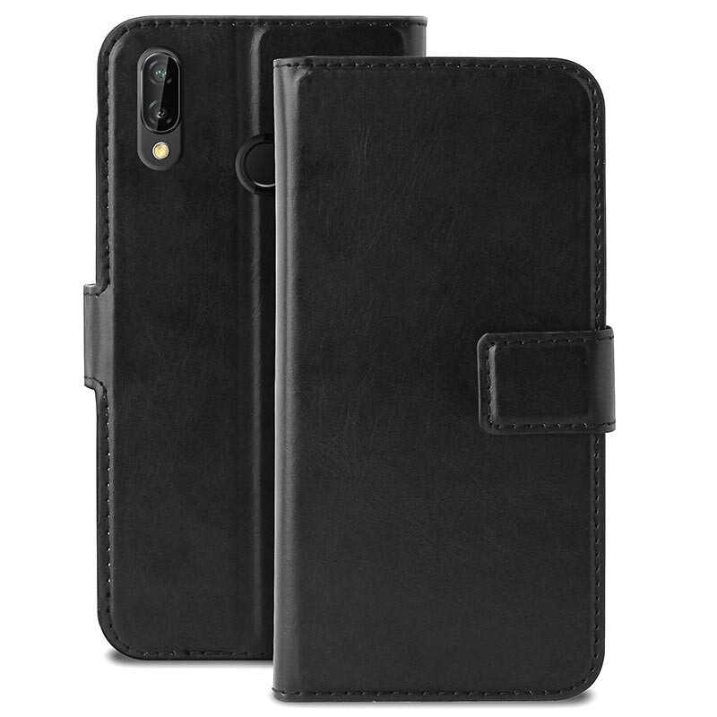 Funda desmontable de cuero PU con monedero 2 en 1 para HUAWEI P20 Lite