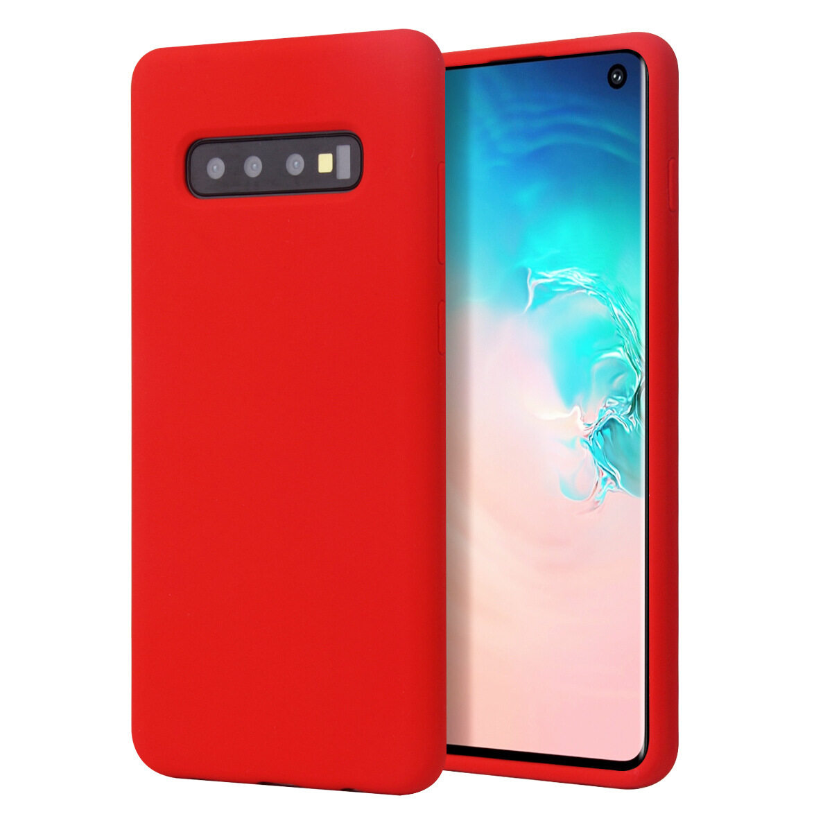 Funda del teléfono S9 Plus de silicona líquida, cubierta posterior a todo color para Samsung S9 Plus