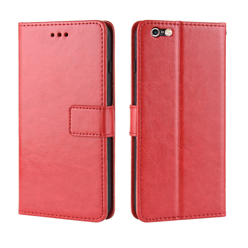 Capa de telefone Apple iPhone6 / 6S Capa de couro com impressão de cavalo louco de 4,7 polegadas iPhone6 / 6S