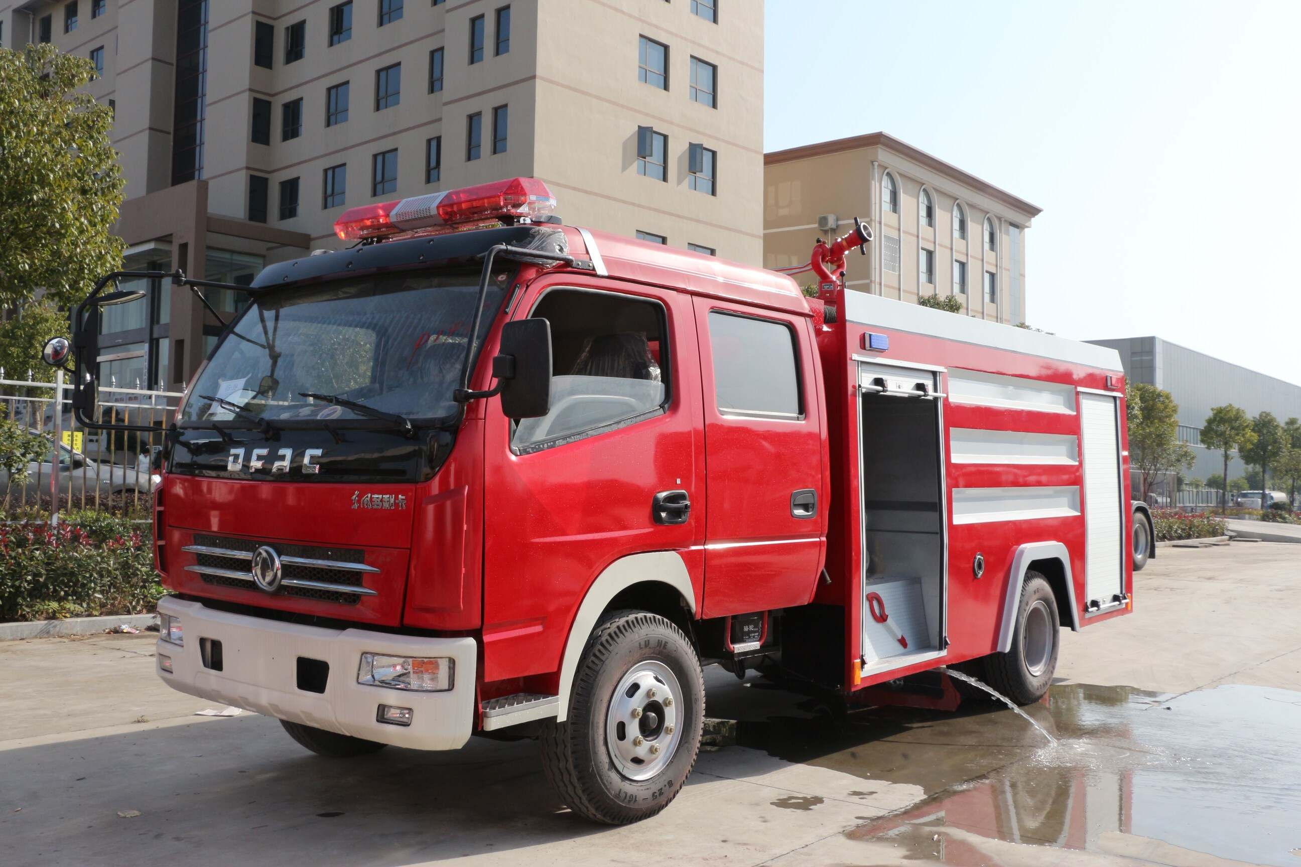 classic fire fighting truck