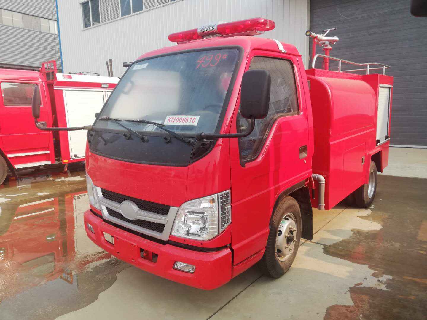 Foton forland mini fire truck water tank