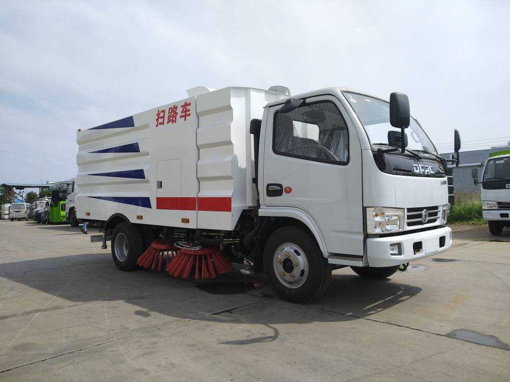 Dongfeng furuika road sweeper truck 3m width