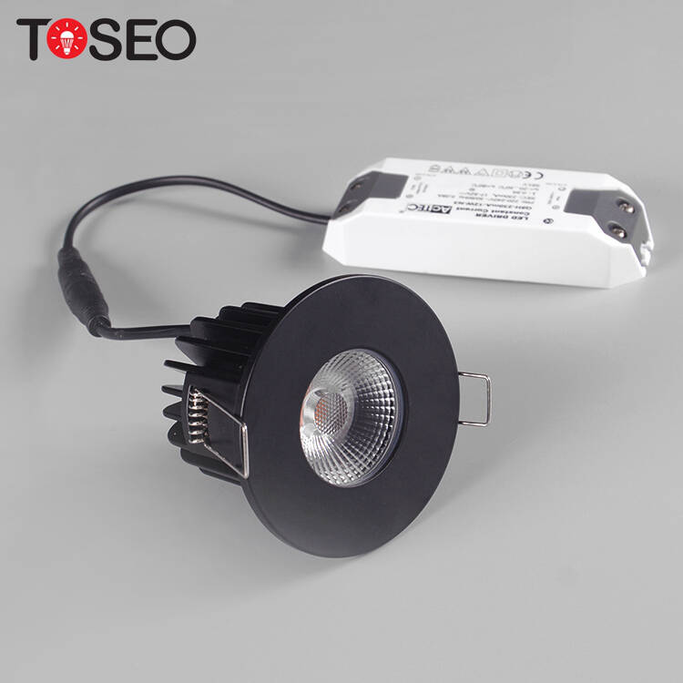 IP65 Waterproof Bathroom Light Fire-rated Recessed 10W COB Led Downlight
