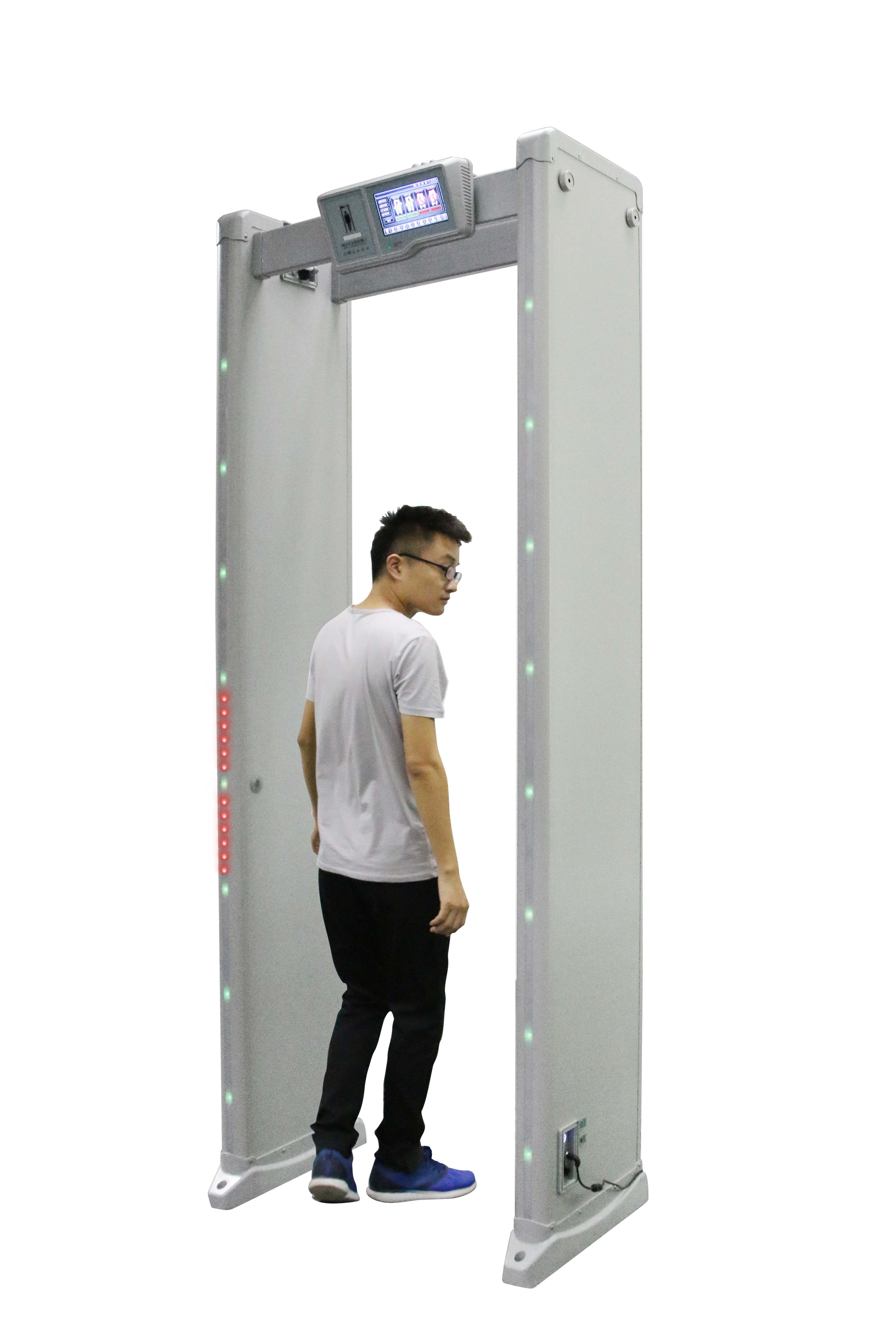 Easy Self Assembly column archway door frame walk through metal detector gate security door