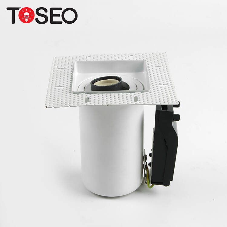 GU10 Recessed Ceiling Lighting Fire-rated Trimless Downlight