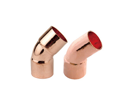 odm 45° elbow copper fitting