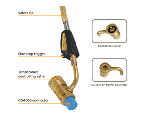 Welding Tools Copper Pipes and Aluminum Tubes Hand Torch,Mapp Gas Torch LT-1C Auto Torch Series