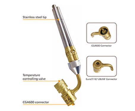 Welding Tools Copper Pipes and Aluminum Tubes Hand Torch,Mapp Gas Torch LT-1T Triple Tube Torch Series