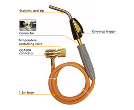 Welding Tools Copper Pipes and Aluminum Tubes Hand Torch,Mapp Gas Torch LT-D3SW Hose Torch