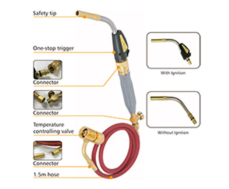 Welding Tools Copper Pipes and Aluminum Tubes Hand Torch,Mapp Gas Torch Deluex Series LT-DD