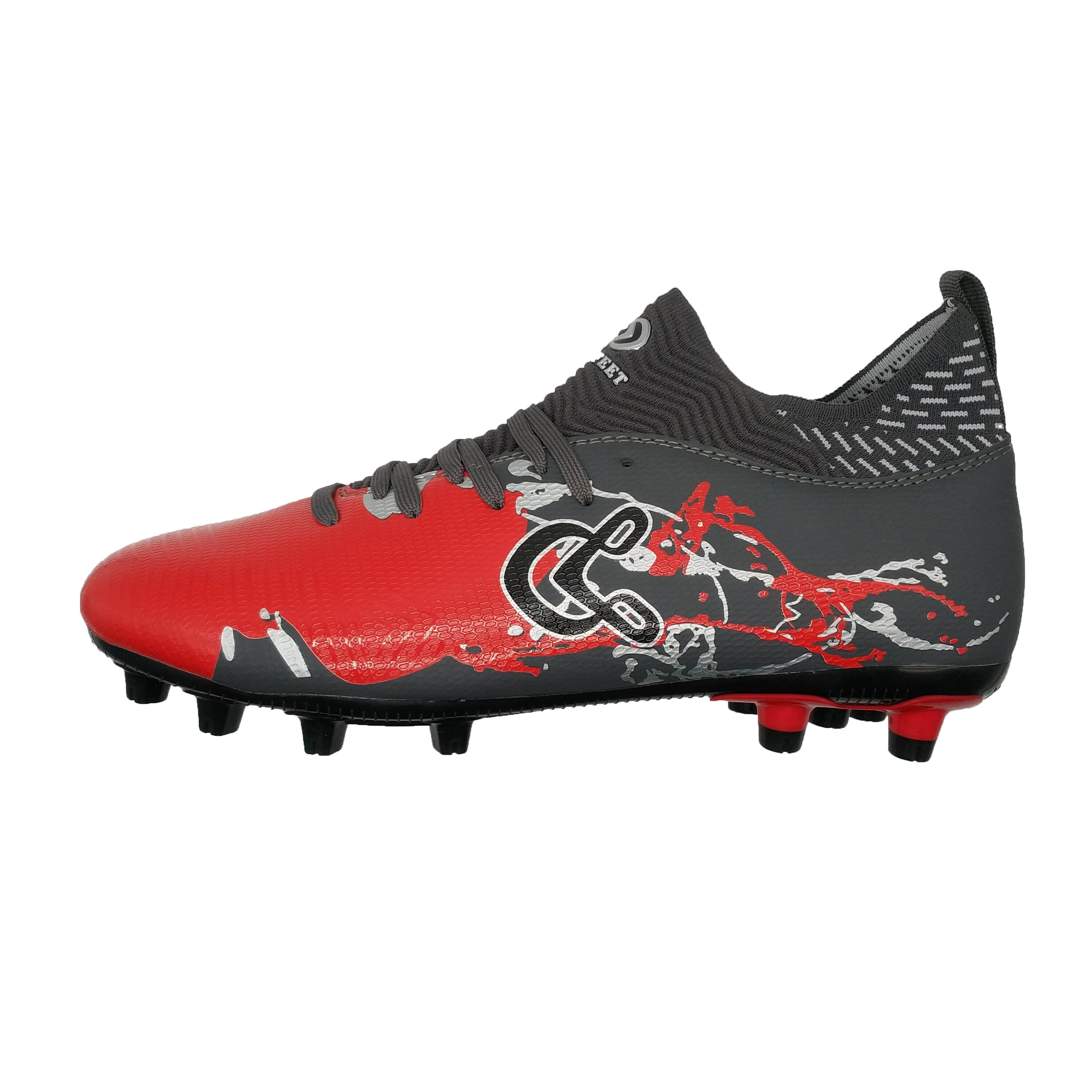 High Top Cleats Training Outdoor Waterproof Non-Slip Soccer Shoes Boots Wholesale