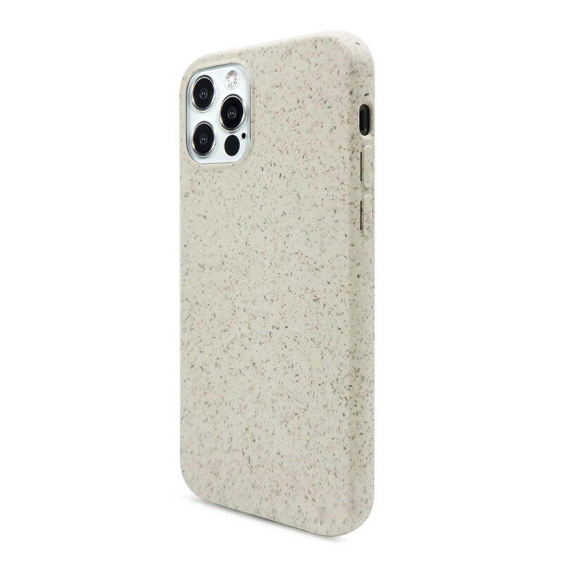 Material biodegradable TPU suave Paja de trigo Anti-huella digital Funda trasera a prueba de golpes para iPhone 11-copia-copia-copia