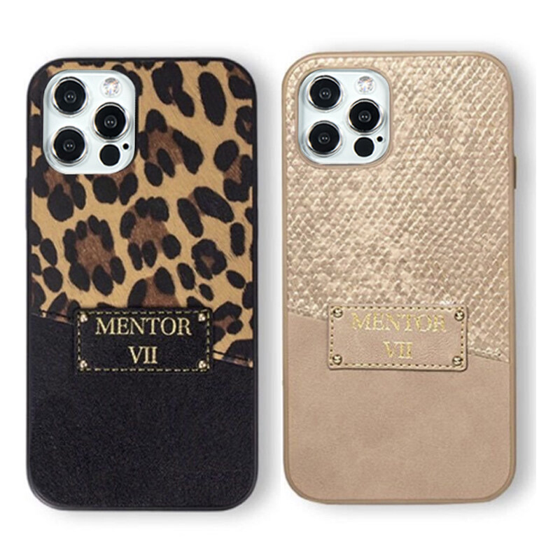 Accesorios populares para teléfonos de cuero con estampado de leopardo de animales salvajes para iPhone 12 mini-copy-copy