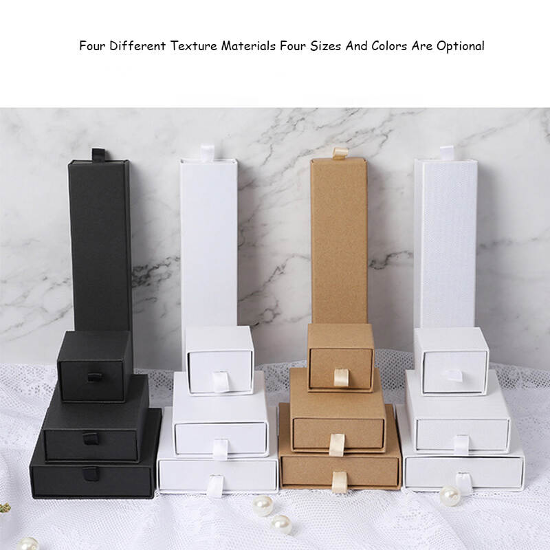 Decorative box drawer type jewelry box ring earrings watch necklace jewelry packaging box