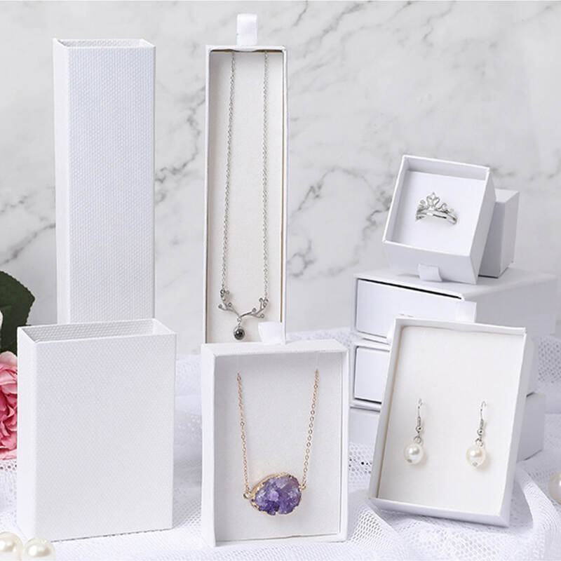 Decorative box drawer type jewelry box ring earrings watch necklace jewelry packaging box