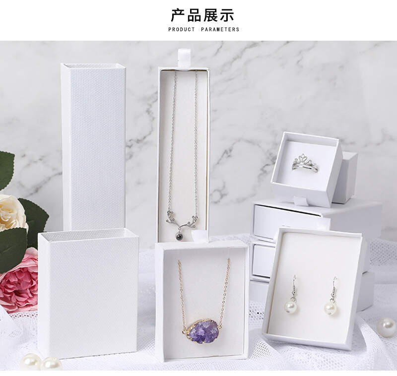 Decorative box drawer type jewelry box ring earrings watch necklace jewelry packaging box